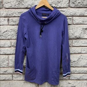 It’s For You! Purple Graphic Sleeve Shirt